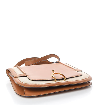 Hermes Barenia Toile Shoulder Bag 3 of 12