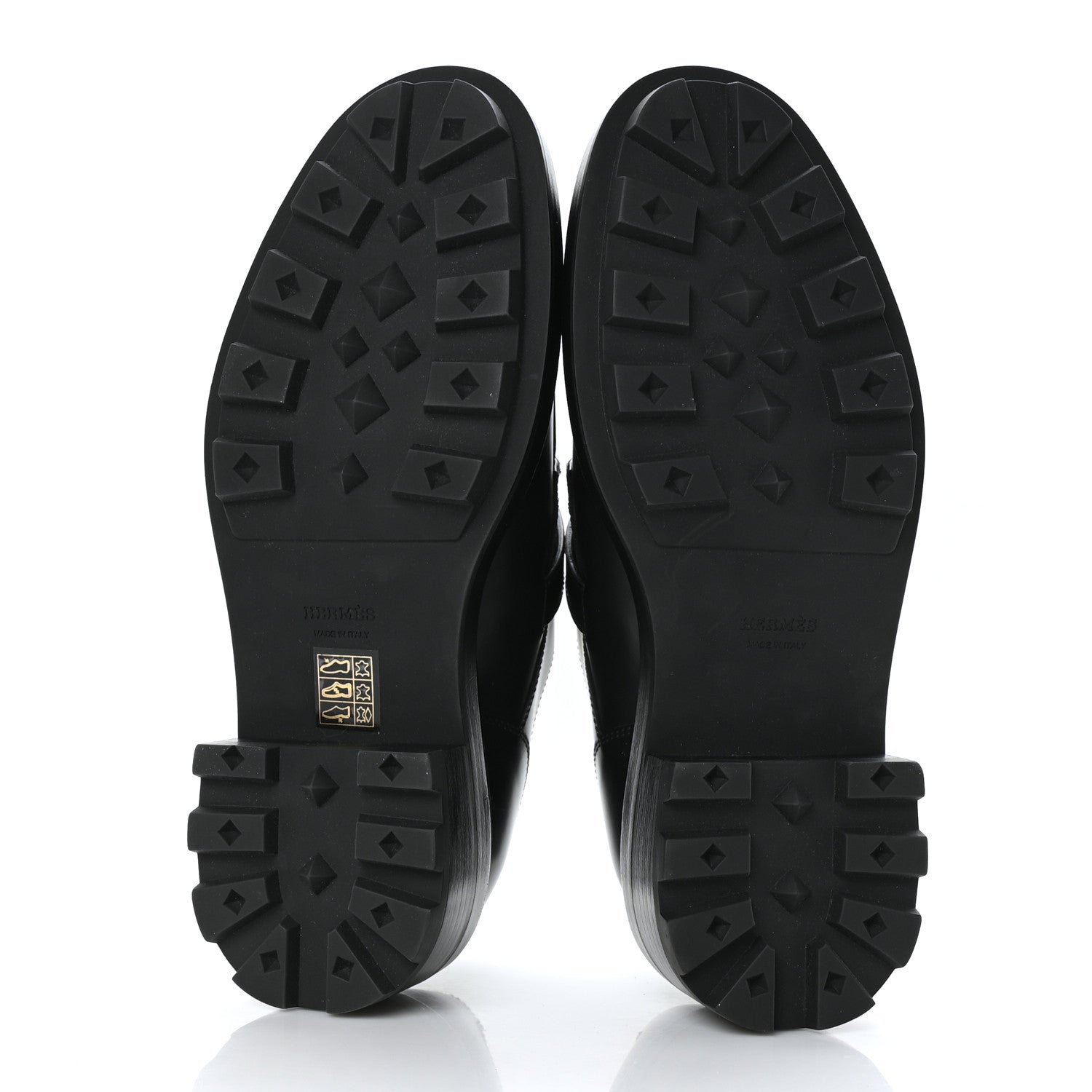 Hermes Glossed Calfskin First Oxford 37 Black 5 of 9