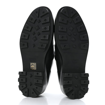 Hermes Glossed Calfskin First Oxford 37 Black 5 of 9