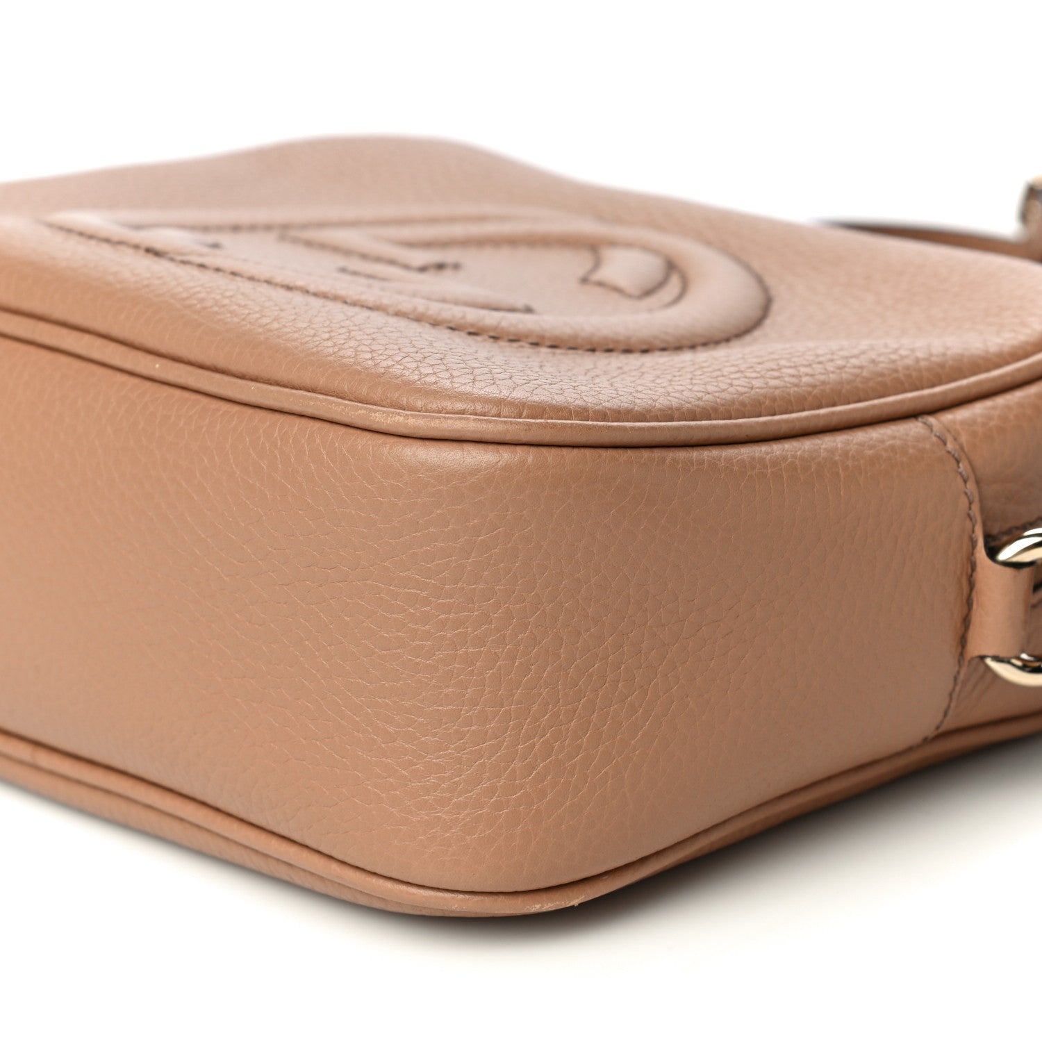 Gucci Pebbled Calfskin Small Soho Disco Bag Rose Beige 11 of 14