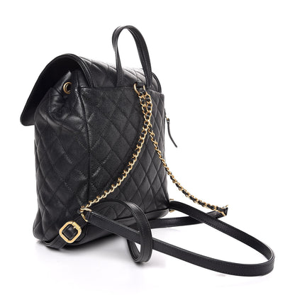 Chanel Caviar Quilted Filigree Backpack Black 3 of 7