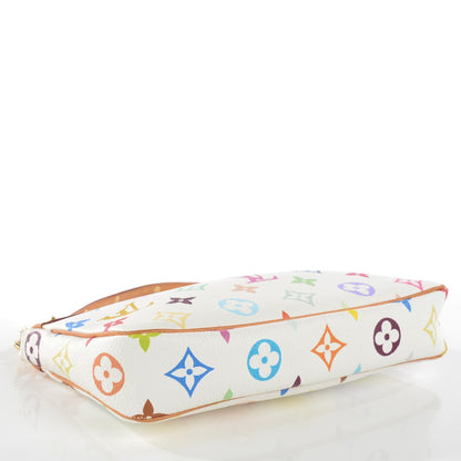 Louis Vuitton Monogram Multicolor Pochette Accessories White 3 of 6