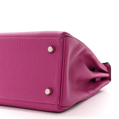 Hermes Togo Kelly Retourne 28 Rose Pourpre 10 of 12