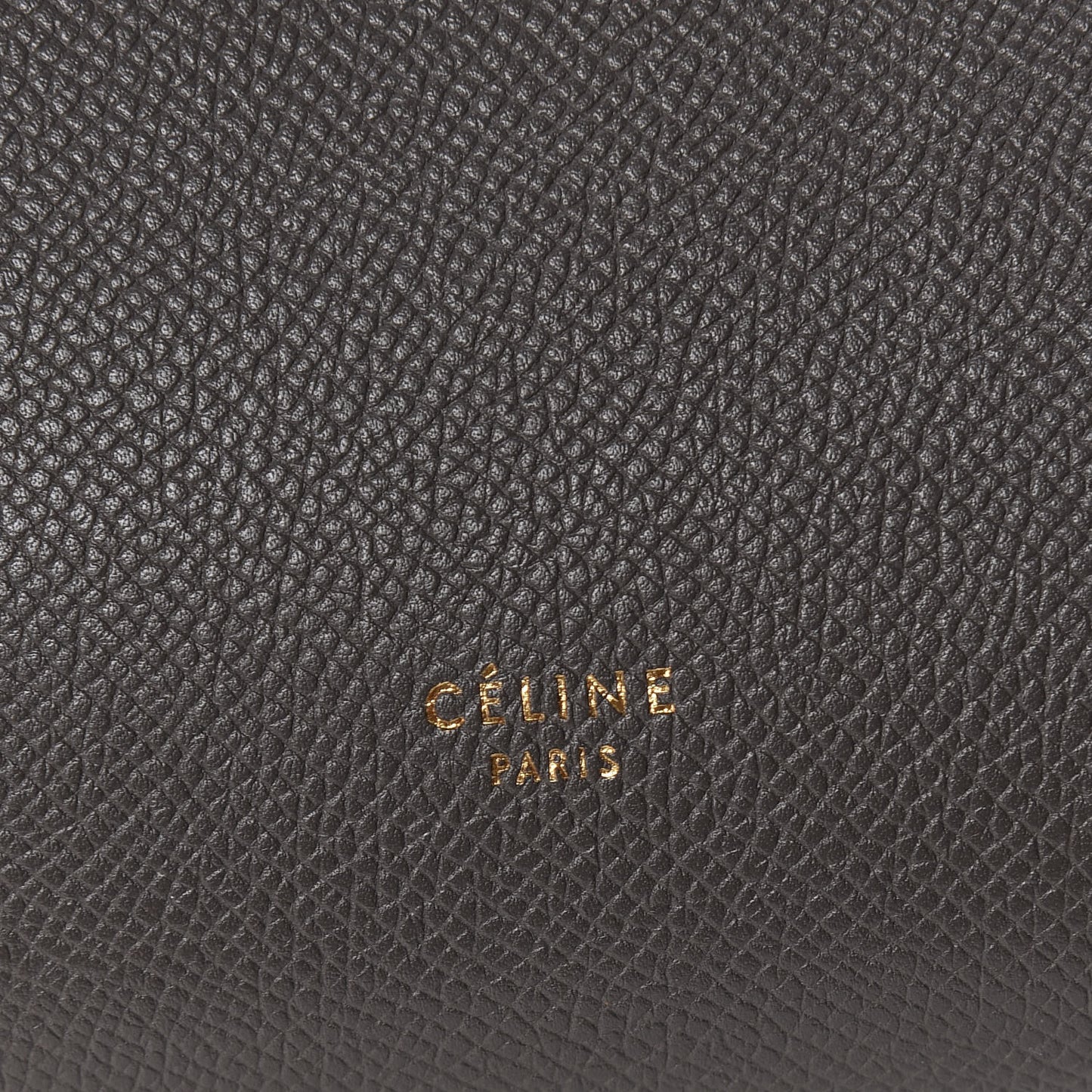 Baby Grained Calfskin Micro Belt Bag Grey