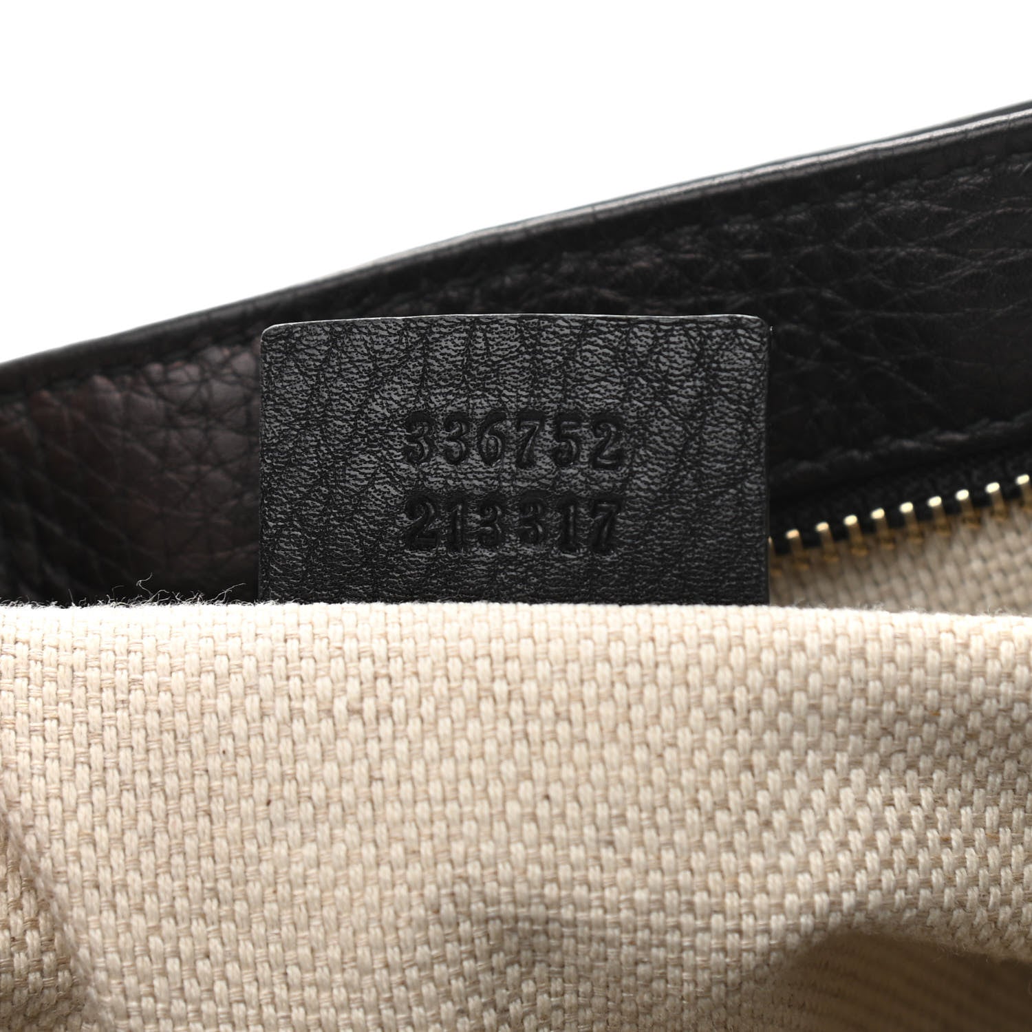 Gucci Pebbled Calfskin Medium Soho Flap Crossbody Black 7 of 13