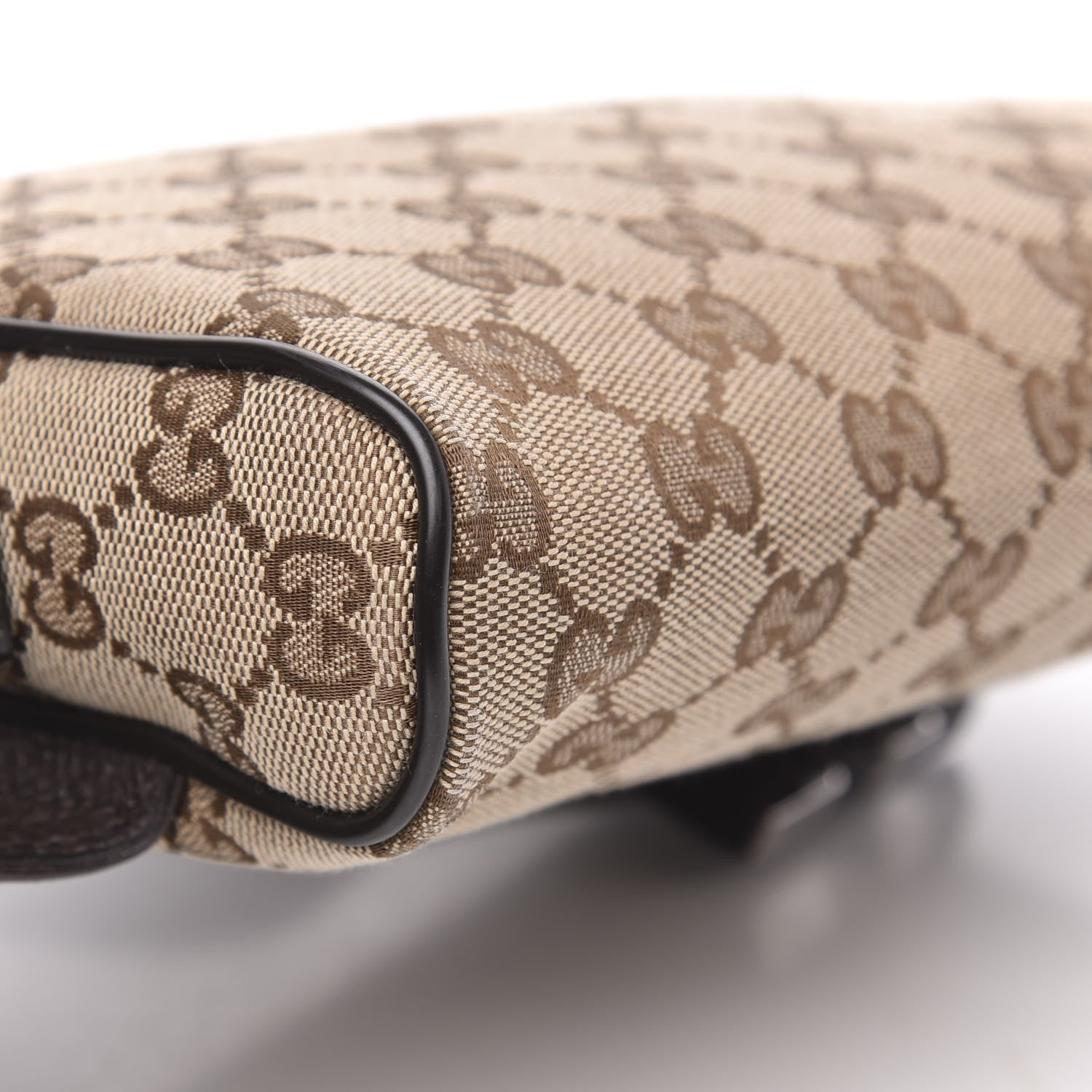 Gucci Monogram Belt Bag Dark Brown 9 of 10