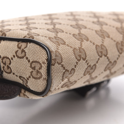 Gucci Monogram Belt Bag Dark Brown 9 of 10