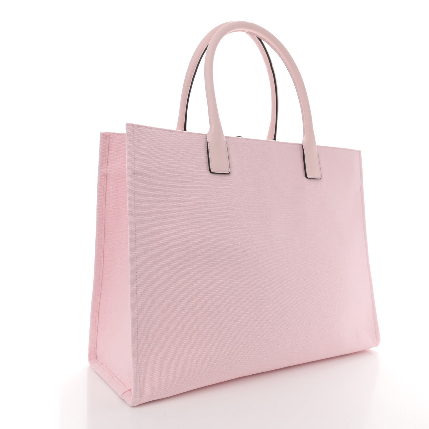 Canvas Calfskin La Medusa Tote Bag Pink