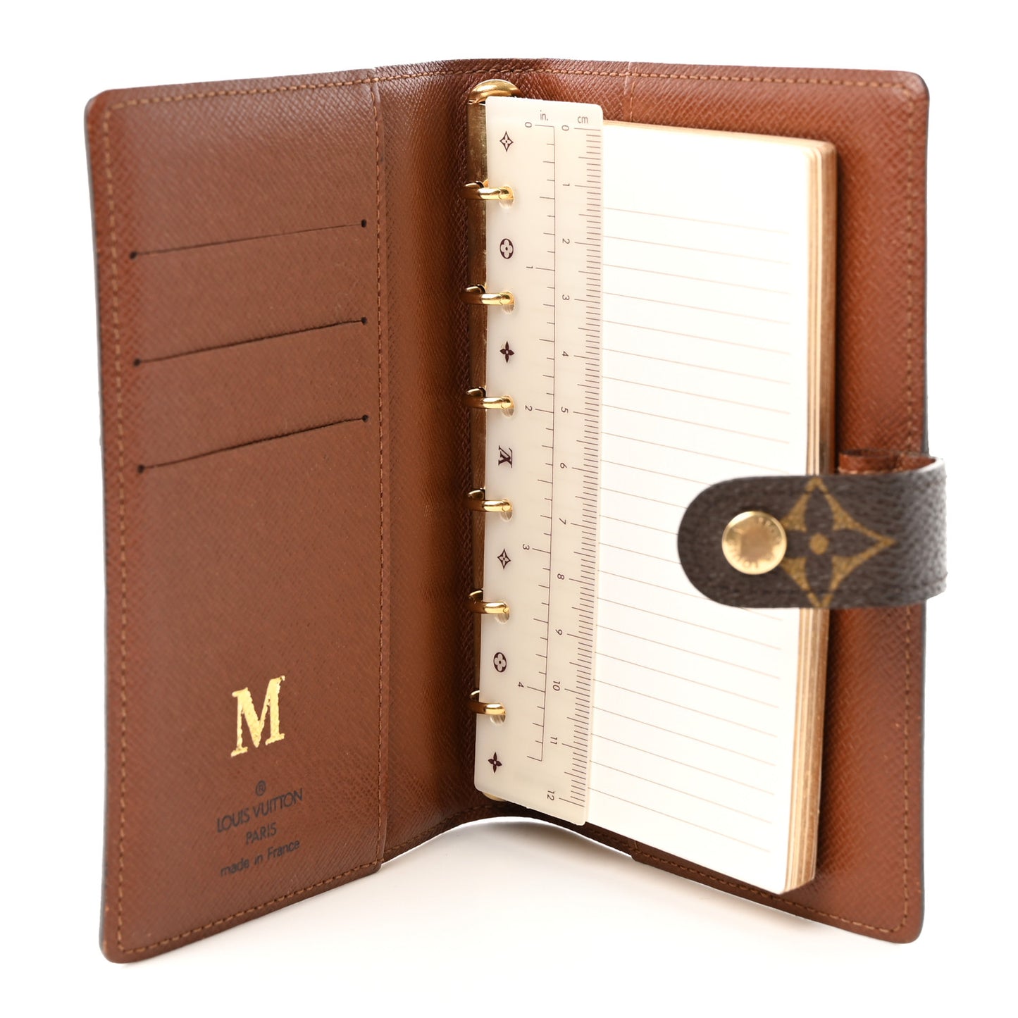 LOUIS VUITTON Monogram Small Ring Agenda Cover