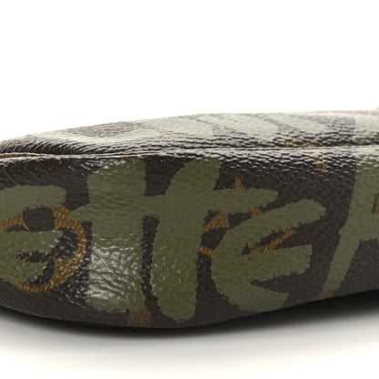 Louis Vuitton Monogram Graffiti Pochette Accessories Kaki 8 of 9