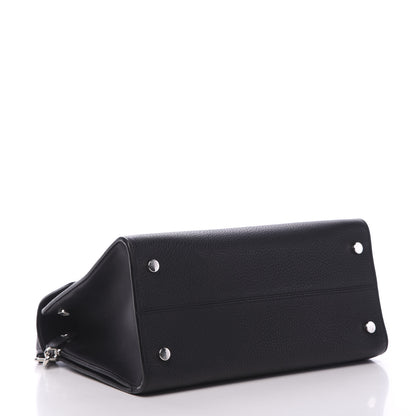 Christian Dior Grained Calfskin Medium Diorever Flap Black 3 of 8