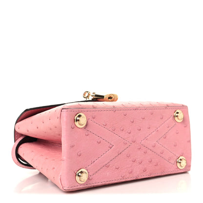 Louis Vuitton Ostrich Rose Des Vents Mini Pink 5 of 10