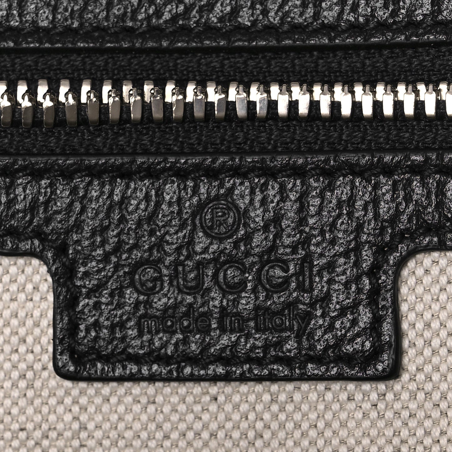 GG Supreme Monogram Textured Dollar Calfskin Web Small Ophidia Day Backpack Beige Blue Black