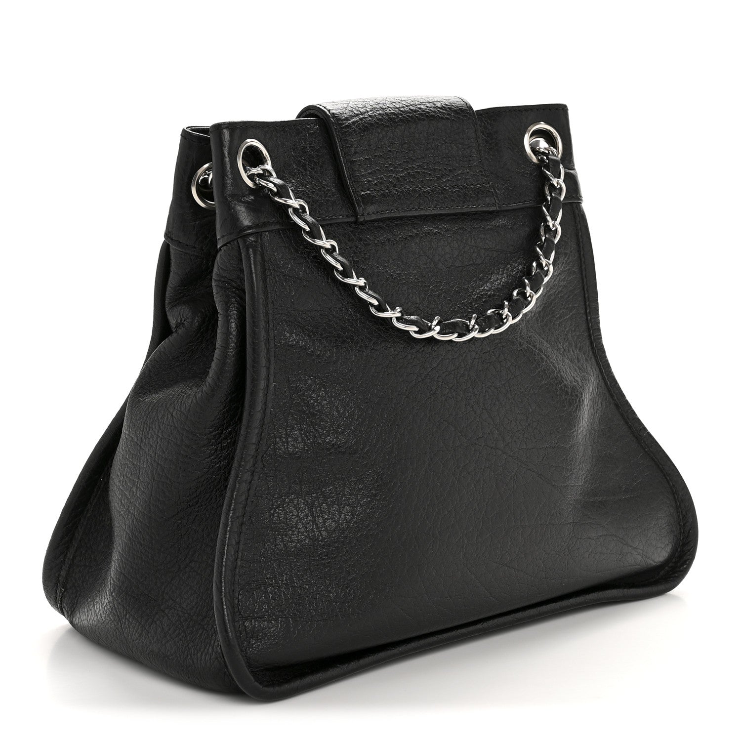 Chanel Calfskin Mademoiselle Shoulder Bag Black 3 of 13