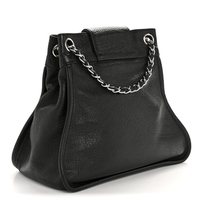 Chanel Calfskin Mademoiselle Shoulder Bag Black 3 of 13