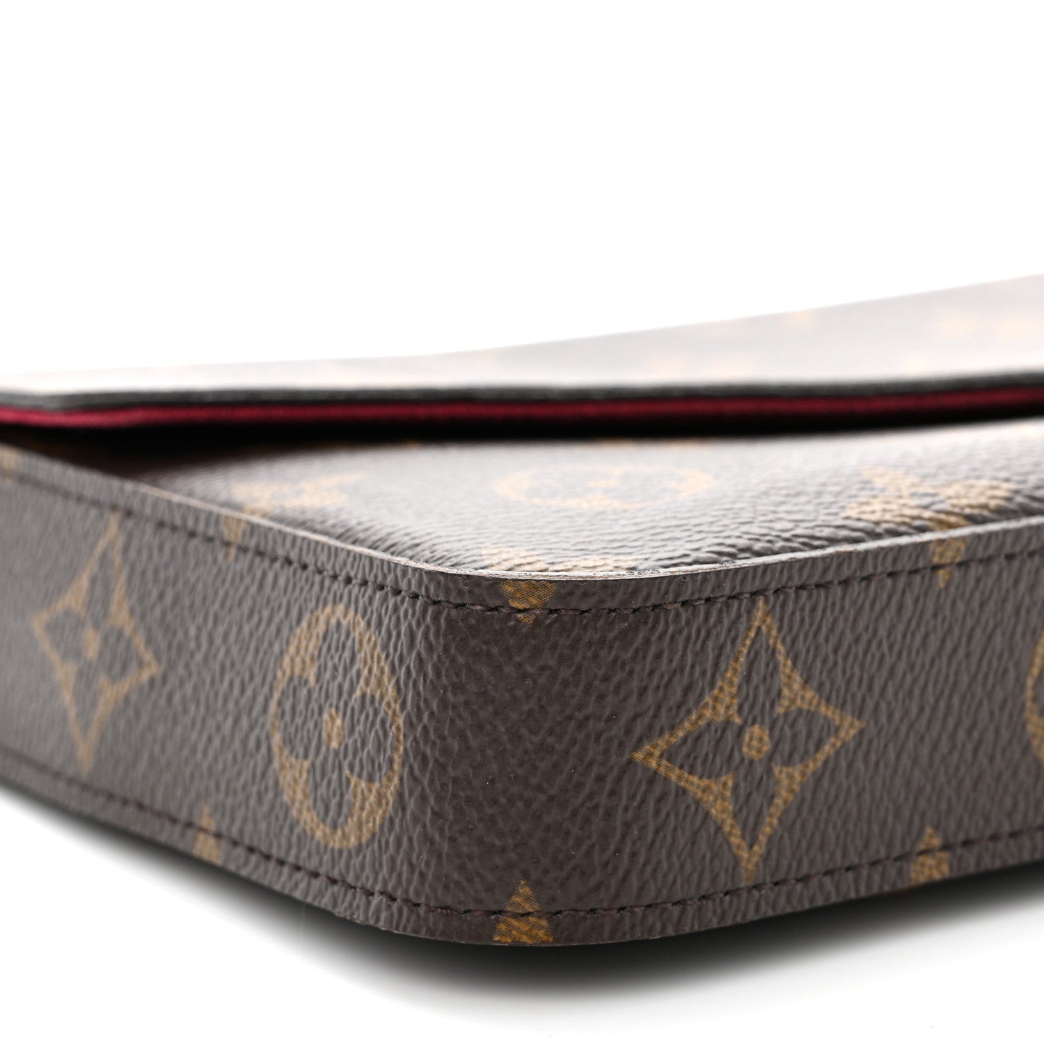 Louis Vuitton Monogram Pochette Felicie Chain Wallet Fuchsia 12 of 14