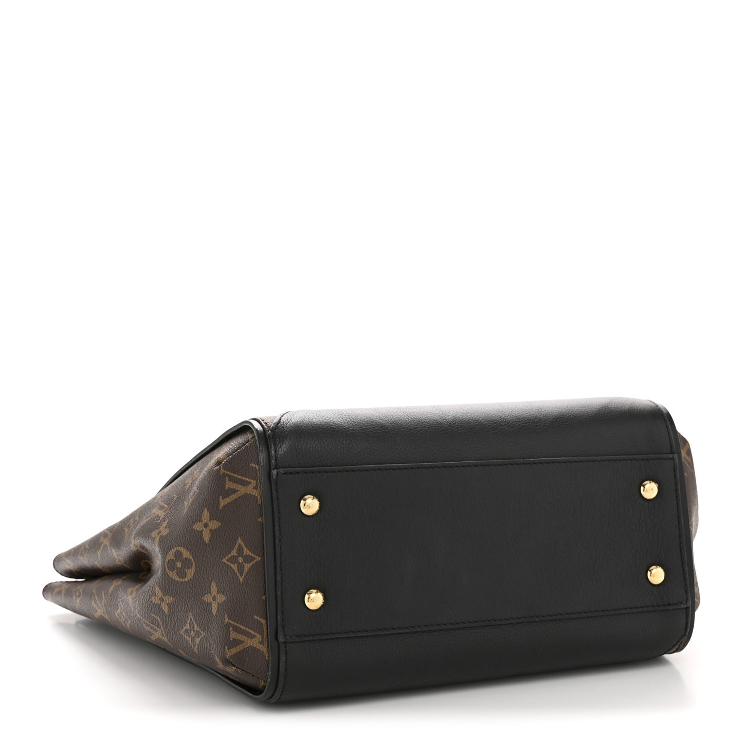 Calfskin Monogram Kimono Tote Black