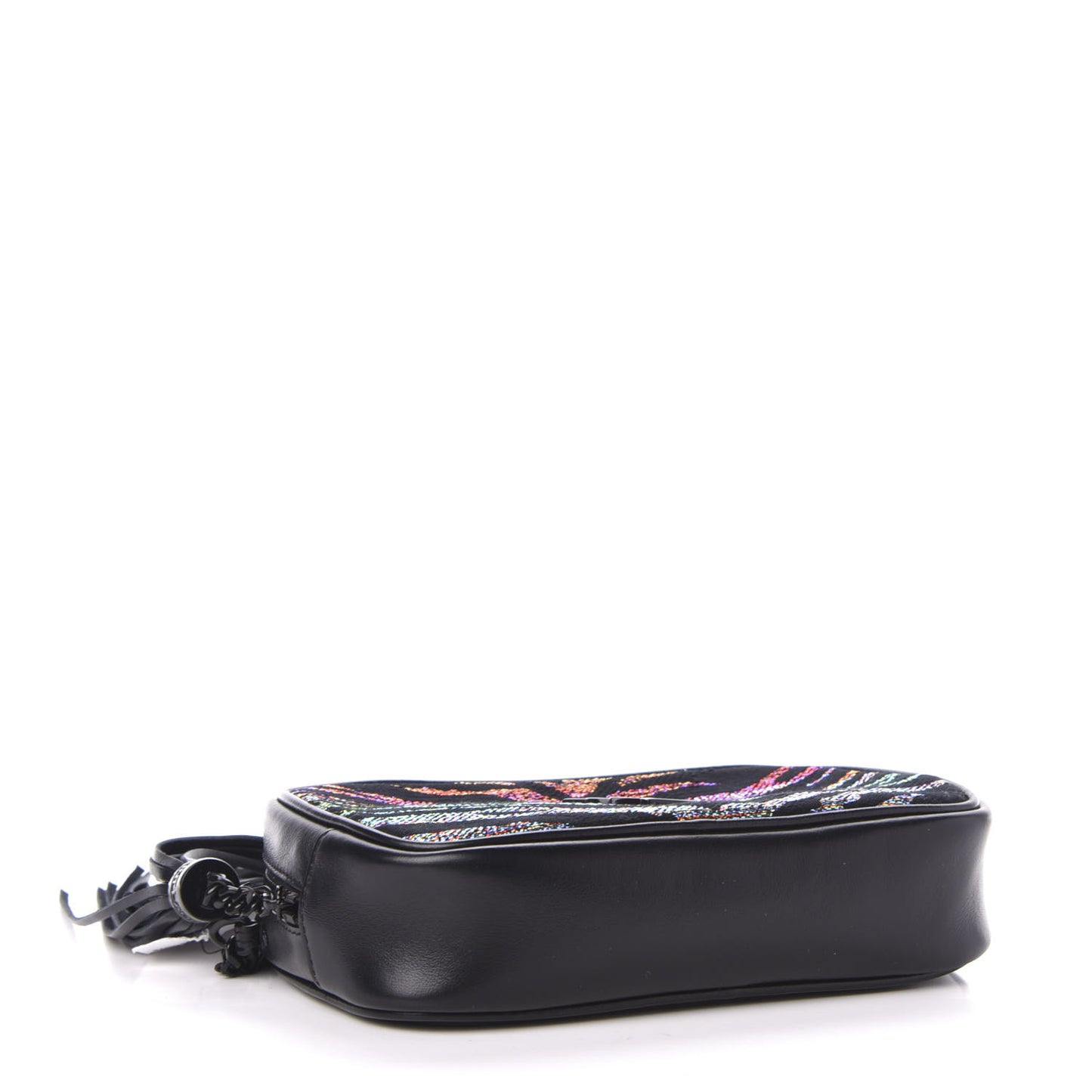 Canvas Calfskin Metallic Tiger Print Monogram Lou Camera Bag Multicolor