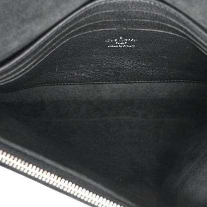 Louis Vuitton Soft Calfskin My Lockme Chain Pochette Black 5 of 9