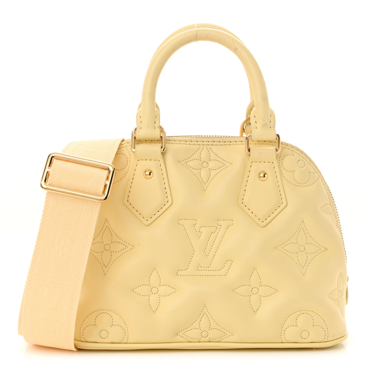 Calfskin Bubblegram Alma BB Banana