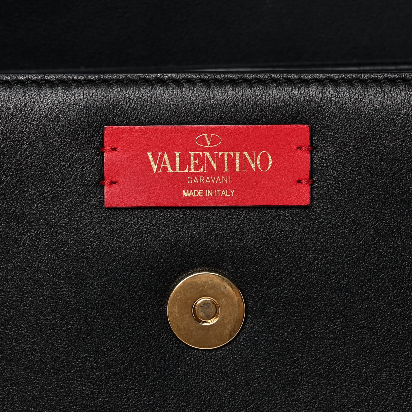 Smooth Calfskin Supervee Shoulder Bag Black