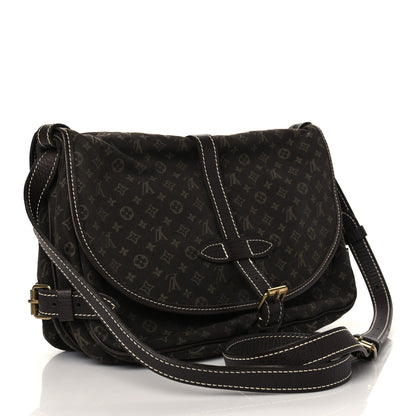 Louis Vuitton Monogram Mini Lin Saumur Ebene 3 of 9