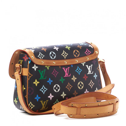 Louis Vuitton Monogram Multicolor Sologne Black 3 of 8