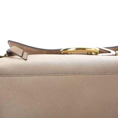 Chloe Calfskin Medium Faye Day Shoulder Bag Motty Grey 10 of 10