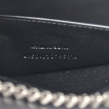 Saint Laurent Grain De Poudre Medium Classic Monogram Kate Satchel Black 7 of 11