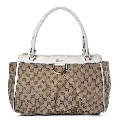 Gucci Monogram D Gold Tote Off White 1 of 18