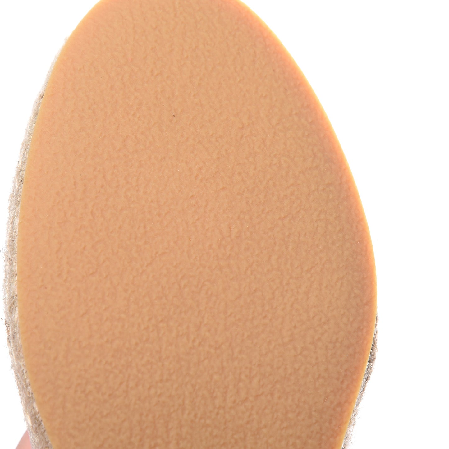 Lambskin Suede CC Espadrille Wedges 41 Beige Black