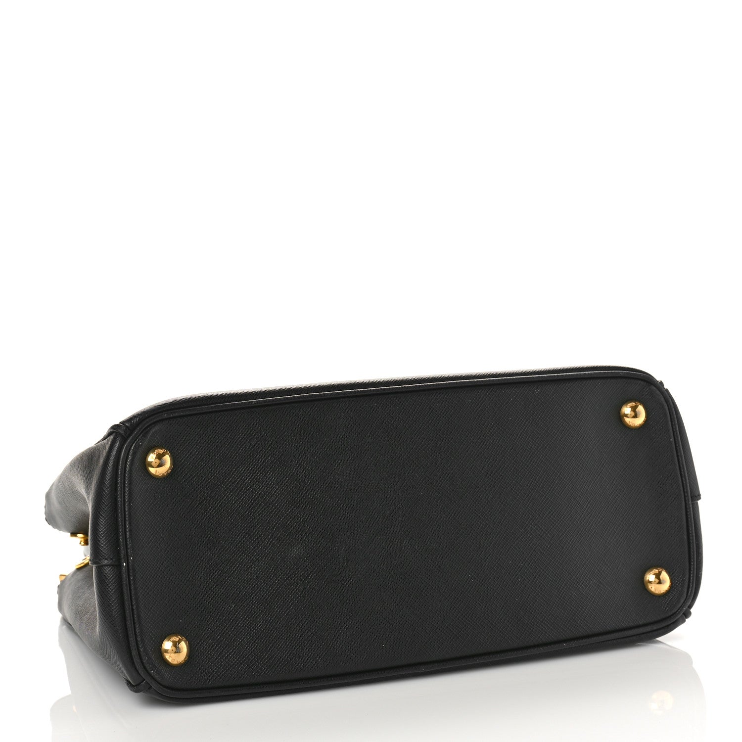 Prada Saffiano Small Galleria Double Zip Tote Black 4 of 9