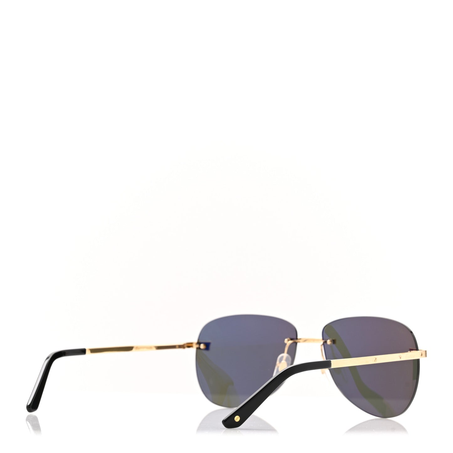 Metal Rimless CT0035RS Sunglasses Gold