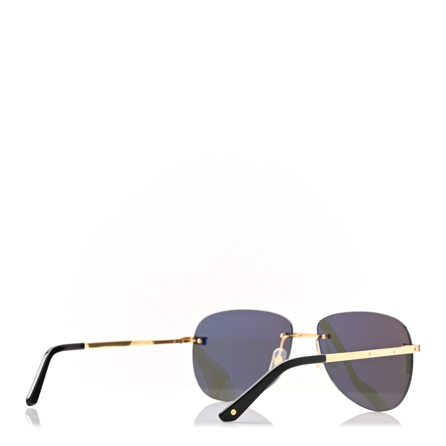 Cartier Metal Rimless CT0035RS Sunglasses Gold 4 of 8
