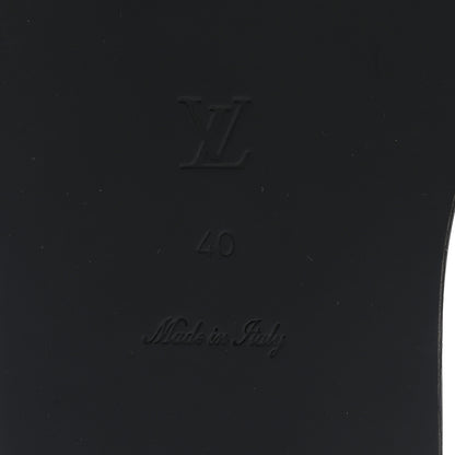 Louis Vuitton Shearling Magnetic Flat Mule 40 Black 6 of 8