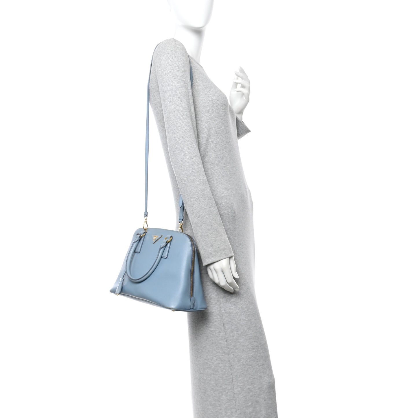 Saffiano Lux Medium Promenade Tote Astrale