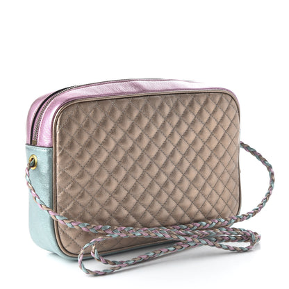 Gucci Laminated Nappa Trapuntata Small Zumi Shoulder Bag Rosa Lago Rame 5 of 11