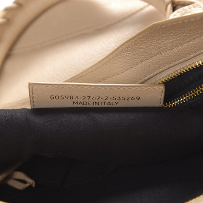 Balenciaga Chevre Gold Metallic Edge Hardware City Beige Tapioca 8 of 9