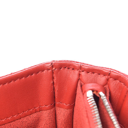 Chanel Caviar Quilted Mini Phone Holder Clutch Red 11 of 13