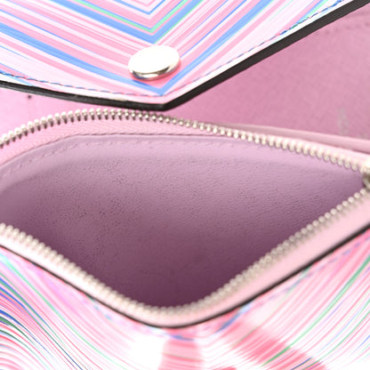 Louis Vuitton Epi Tropical Victorine Wallet Blue Rose 9 of 12