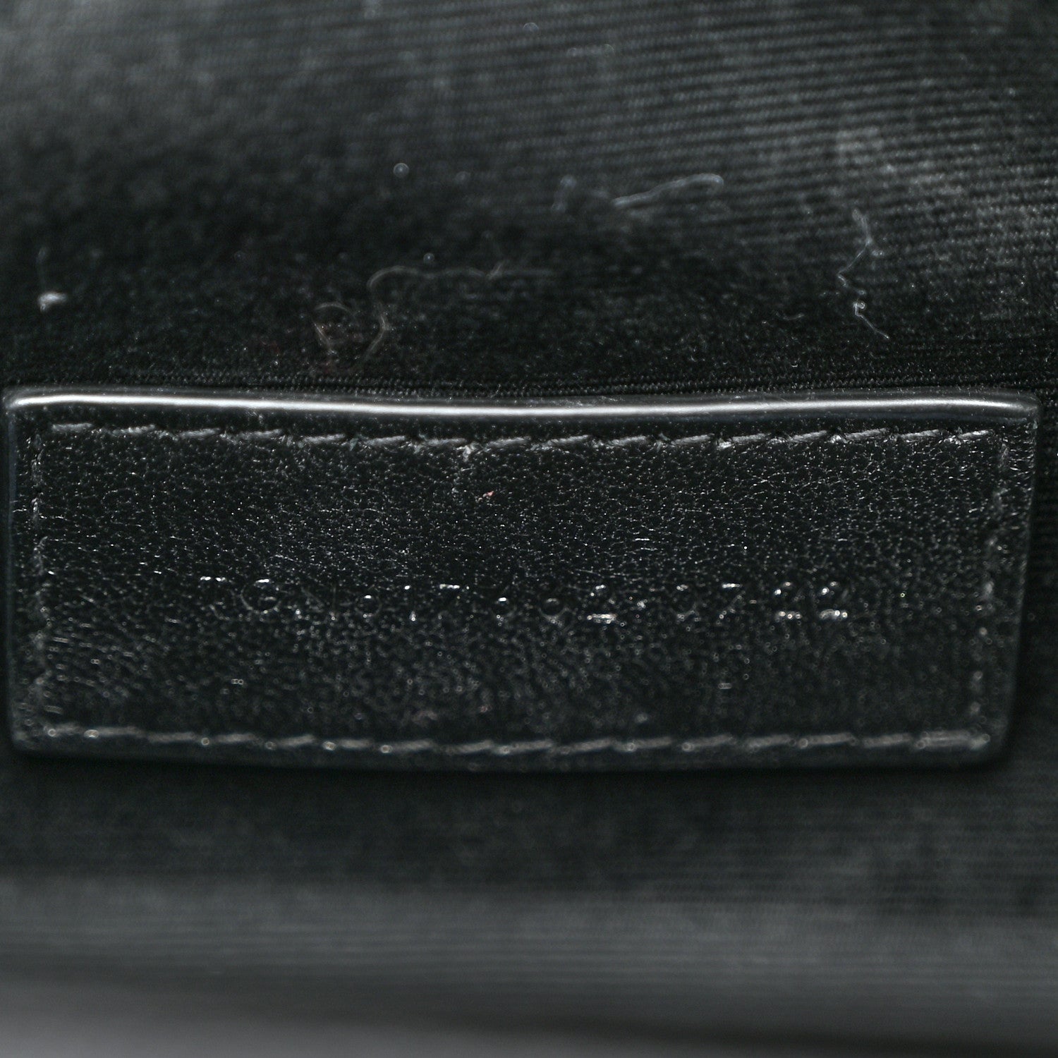 Saint Laurent Grain De Poudre Matelasse Chevron Monogram Envelope Clutch Black 7 of 8