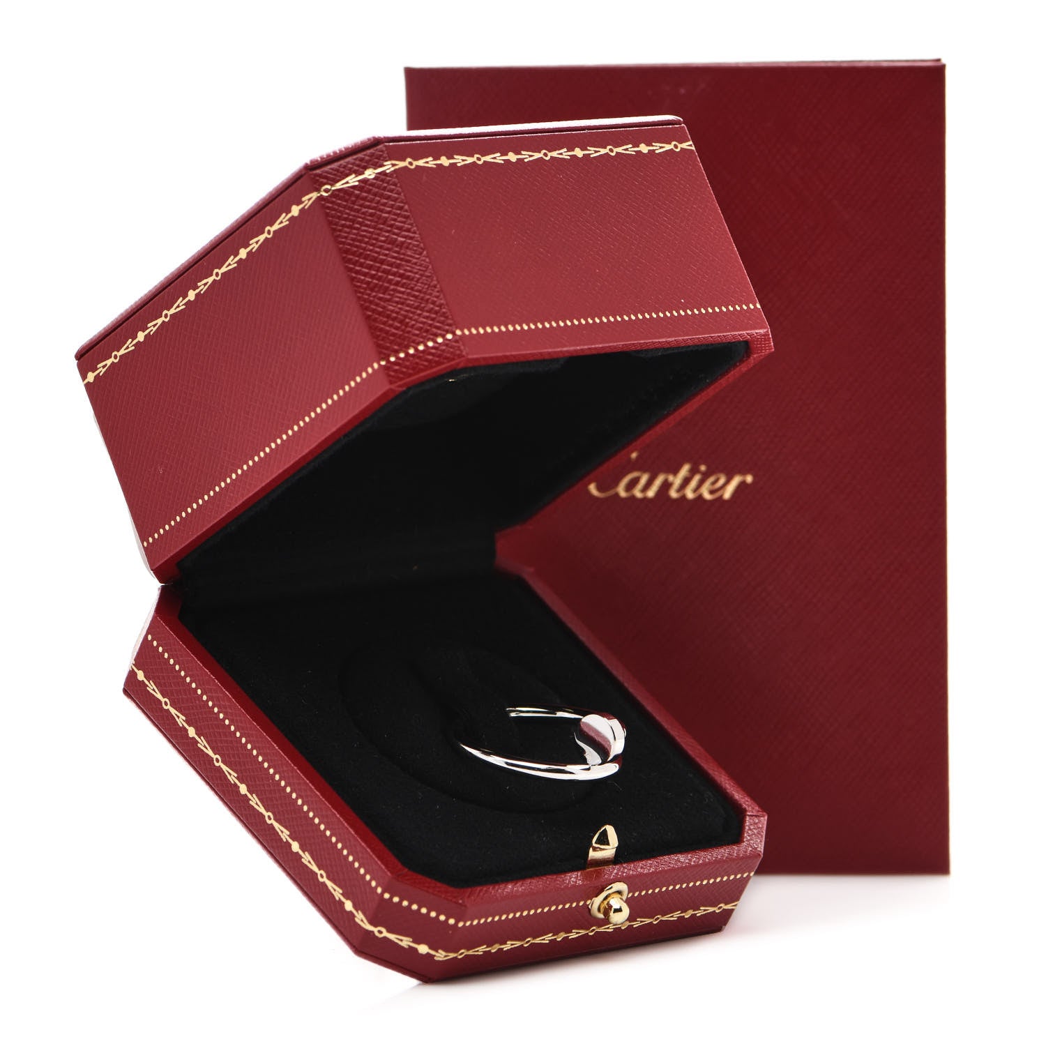 Cartier 18K White Gold Juste Un Clou Ring 63 10.25 6 of 6