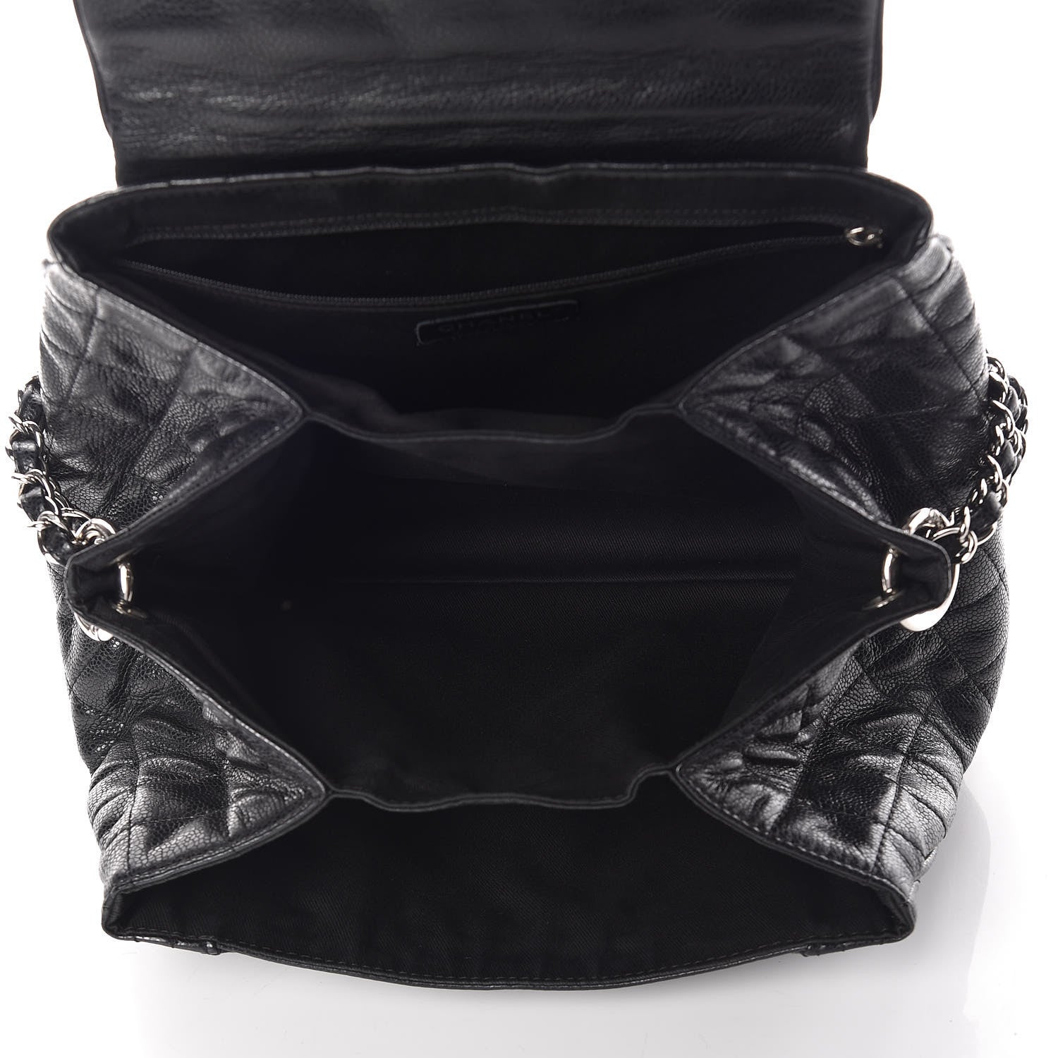 Chanel Caviar Quilted Timeless Accordion Flap Black 5 of 14