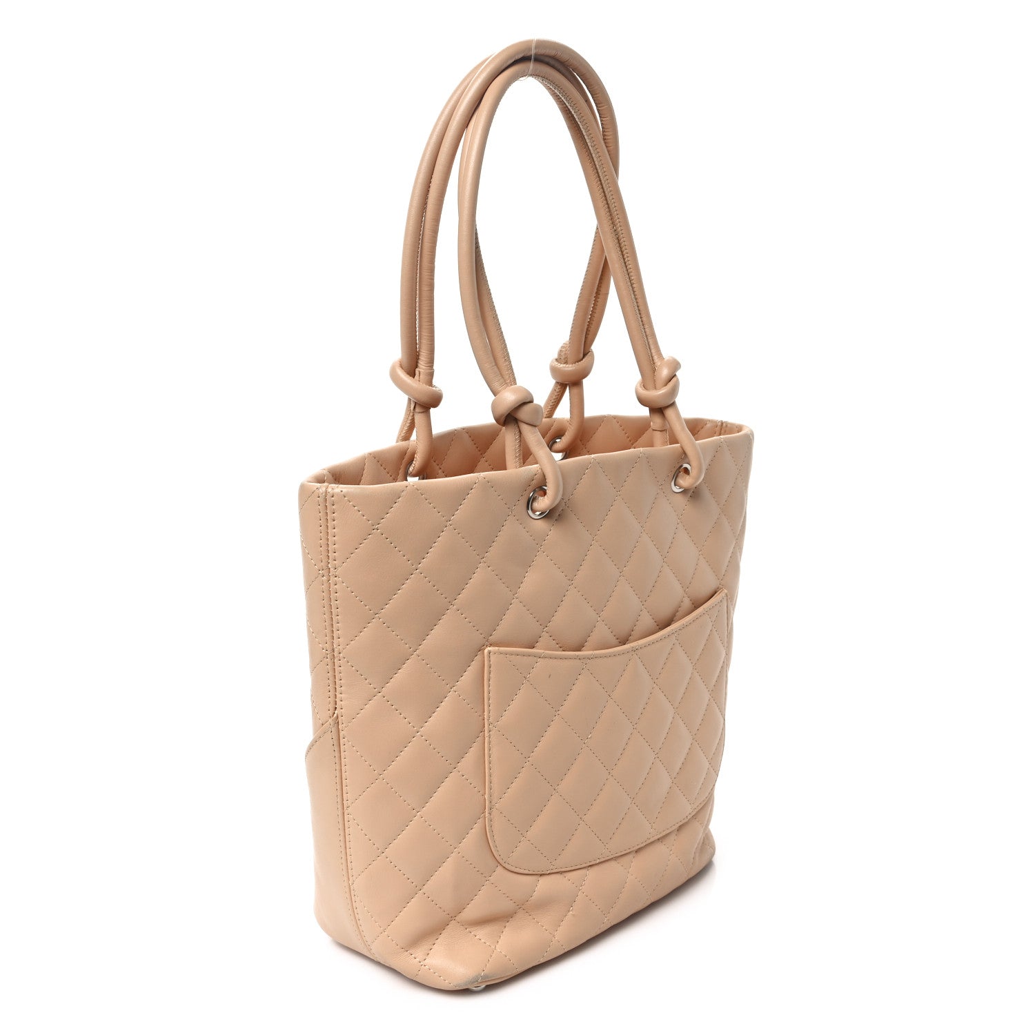Chanel Calfskin Quilted Medium Cambon Tote Beige 3 of 13