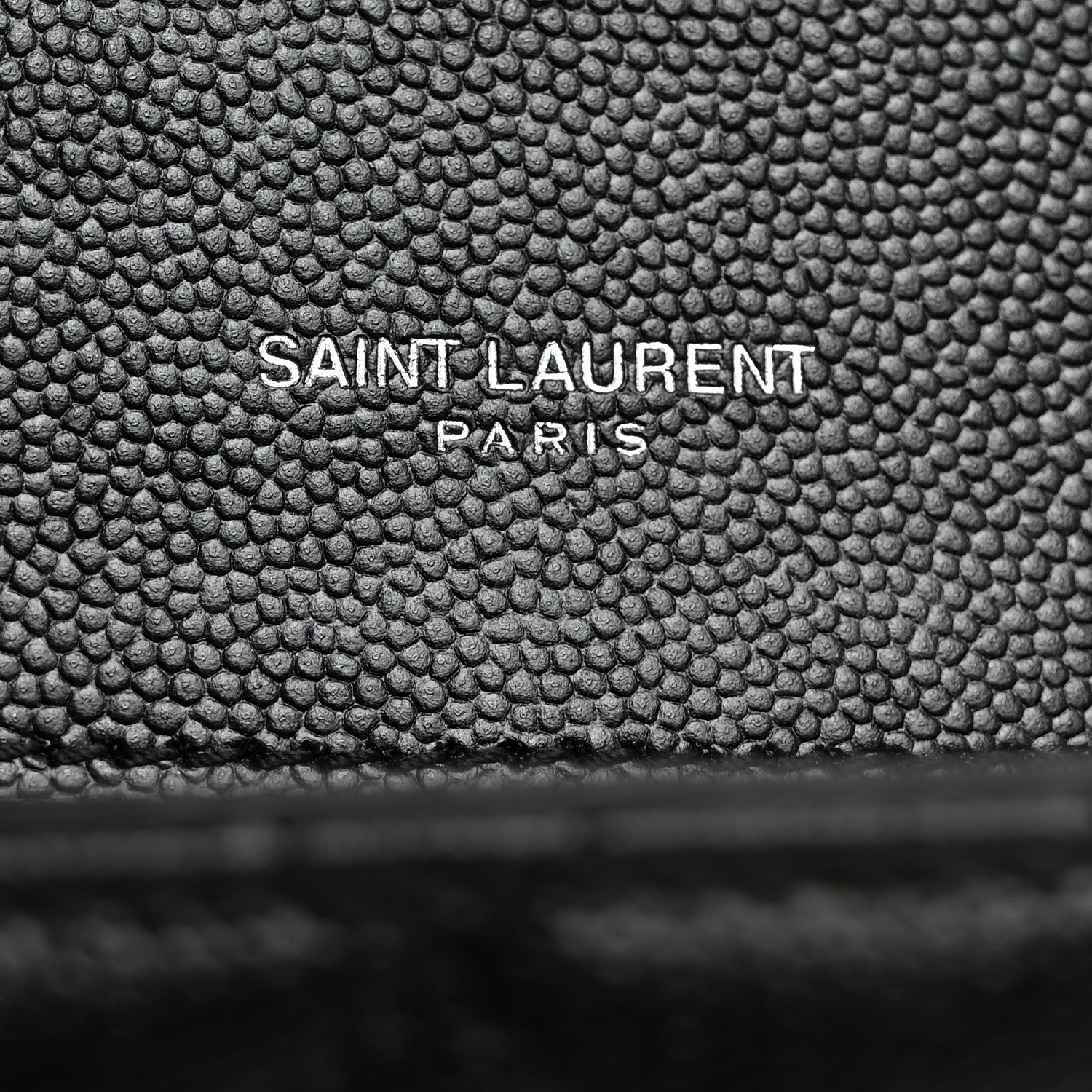 Saint Laurent Grain De Poudre Textured Mixed Matelasse Triquilt Small Monogram Satchel Black 6 of 11