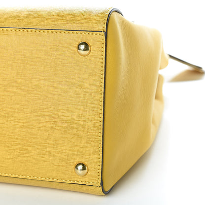 Fendi Vitello Elite Regular 2Jours Tote Mustard 9 of 11