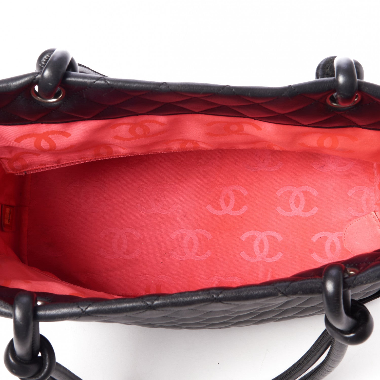 Chanel Calfskin Quilted Large Cambon Tote Black 6 of 9