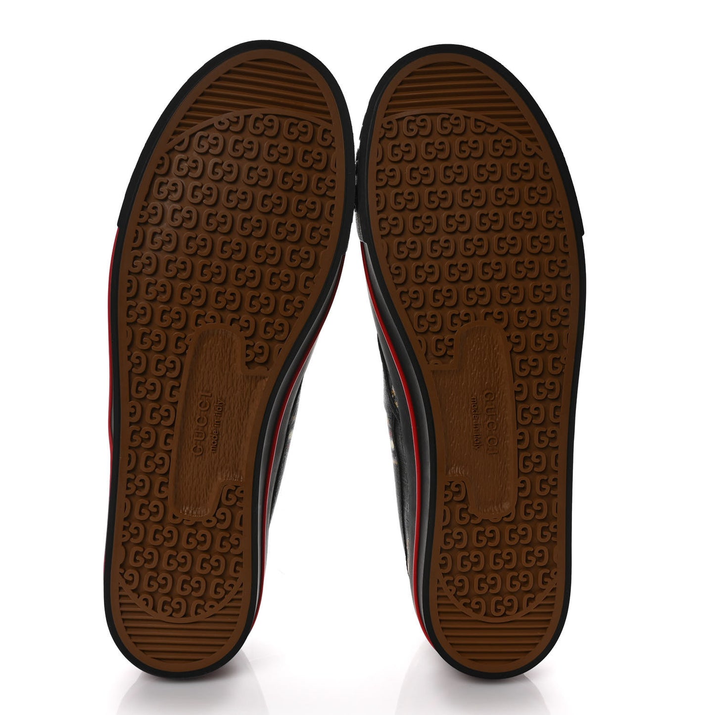 GG Supreme Monogram Tiger Face Mens 1977 Slip-On Sneakers 12 Black Multicolor