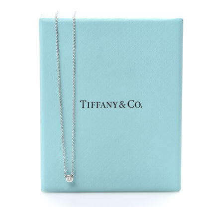 Tiffany Sterling Silver Diamond .05ct Elsa Peretti Diamonds by the Yard Pendant Necklace 6 of 6