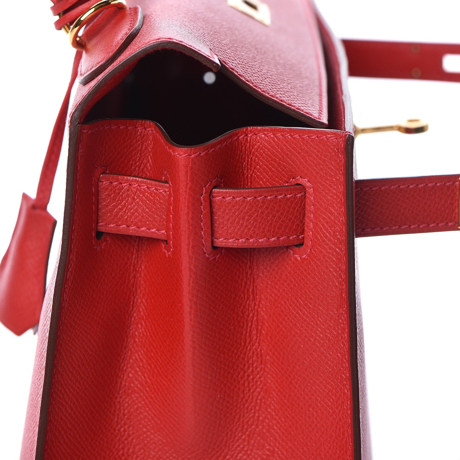 Hermes Epsom Kelly Sellier 28 Rouge Casaque 24 of 42